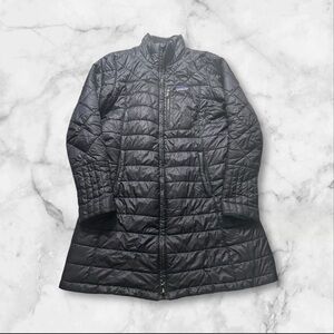 Patagonia Radalie Parka Jacket Women’s Medium Black Long Sleeve Quilted
